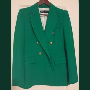 ZARA TAILORED DOUBLE BREASTED BLAZER